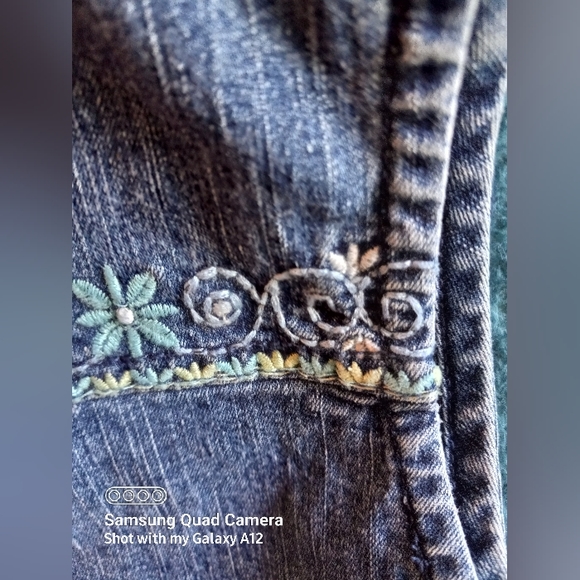 Alfred Dunner Blue Jean Vest - Picture 6 of 14